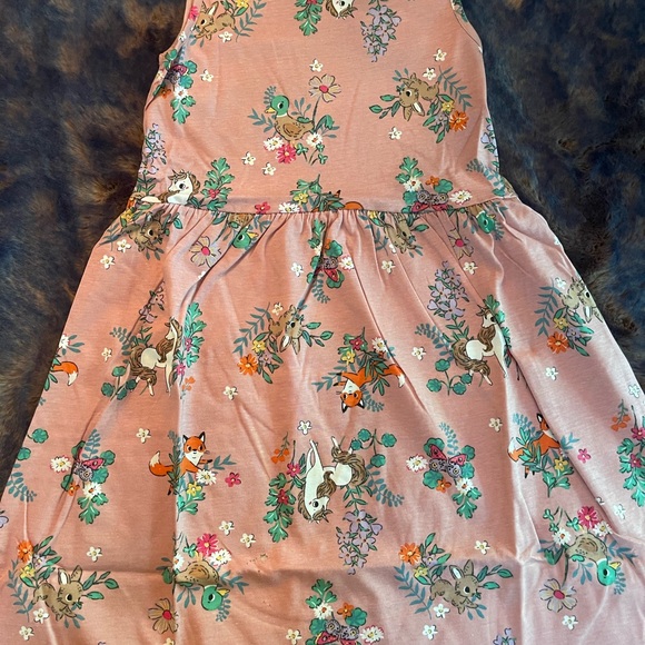 NEW H&M Pink and Green Scoop Neck Sundress - Picture 1 of 5